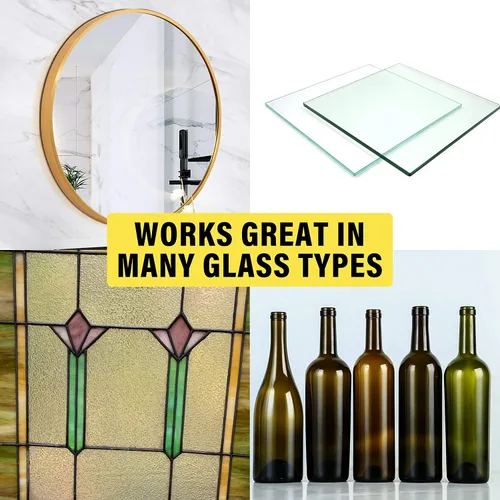 Miniatura 5 de El aceite de corte de vidrio de 4 oz se utiliza para cortar vidrieras, botellas de vidrio, azulejos y espejos