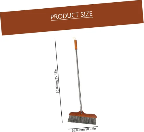 Miniatura 8 de Escoba reutilizable de limpieza de suelos para uso en interiores, escoba de limpieza del hogar resistente con recogedor para barrer suelos, cocina