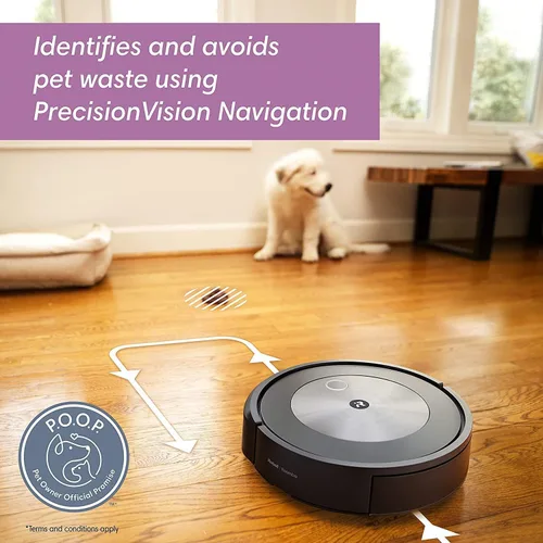 Miniatura 9 de iRobot Roomba j7+ (7550) Robot aspirador con eliminación automática de suciedad – Wi-Fi conectado, mapeo inteligente, ideal para pelo de mascotas