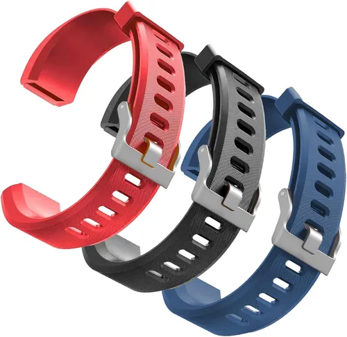 Miniatura 12 de Bandas de reloj de repuesto hoeslaw para ID115plus HR, conjunto de bandas de muñeca para monitor de actividad Very Fit Pro, correas de reloj