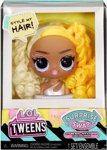 Miniatura 6 de L.O.L. Surprise! Tweens Surprise Swap - Cabezales de peinado que incluyen fabulosos accesorios para el cabello y un hermoso cabello, gran regalo