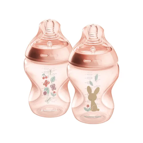 Miniatura 15 de Tommee Tippee Natural Start - Biberones anticólicos de 9 onzas sin BPA, 0+ meses, pezón de flujo lento similar al pecho, autoesterilizante, blues