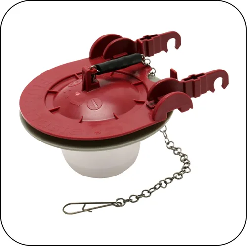 Miniatura 2 de Fluidmaster K-400H-040-T5 PerforMAX Kit de reparación de inodoro con válvula de llenado y aleta de 3 pulgadas, multicolor