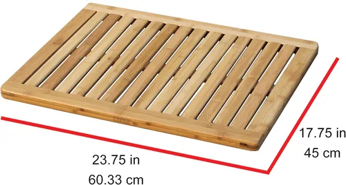 Miniatura 3 de Oceanstar FM1163 Planta de bambú y alfombrilla de ducha