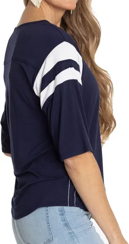 Miniatura 2 de Flying Colors Ropa de la colección NCAA The Abigail - Camiseta de manga 34 con cuello redondo