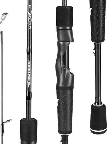 Miniatura 10 de KastKing Crixus Fishing Rods,IM6 Graphite Spinning Rod & Casting Rod W/Zirconium Oxide Ring Stainless Steel Guides, SuperPolymer Handle