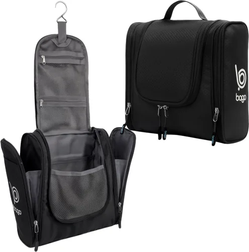 Bolsa de Aseo de Viaje Bago Bolsa de Aseo Impermeable Colgante Bolsa de Aseo Grande para Baño y Viaje Organizador de Bolsa de Artículos de Tocador,