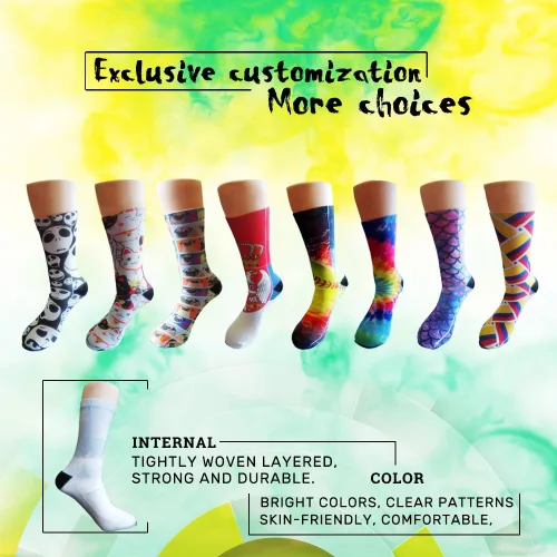 Miniatura 4 de TMVFPYR Socks Novelty Casual Cotton Crew Socks for Women Men
