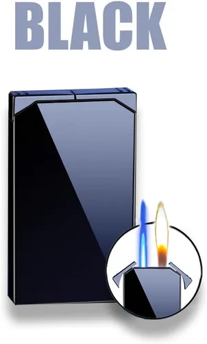 Miniatura 4 de Cool Jet - Encendedor de doble llama, bonito estético, recargable y ajustable, regalos únicos para hombres, velas de chimenea, camping, barbacoa