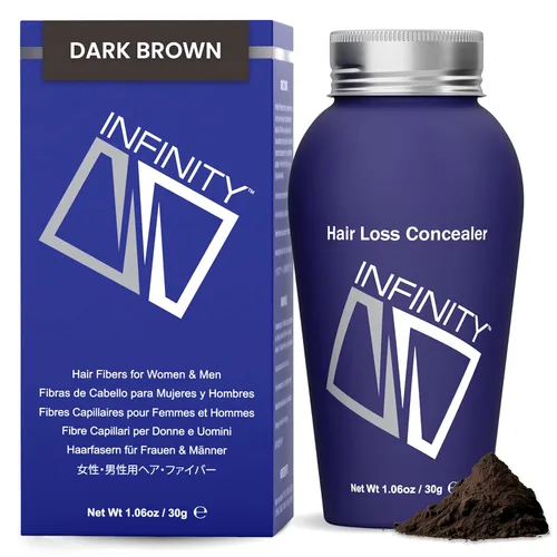 Miniatura 16 de Fibra de cabello Master de Infinity, Café Oscuro Marrón oscuro