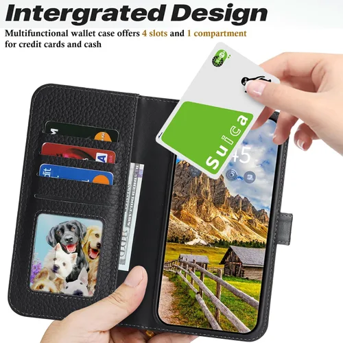Miniatura 6 de Funda desmontable de cuero genuino para iPhone SE 2020/SE 2022/7/8, funda magnética 2 en 1 extraíble, soporte de carga Magsafe, funda protectora
