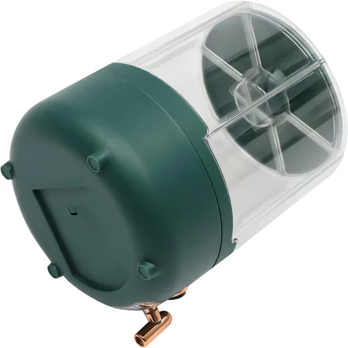 Miniatura 8 de PERFERATE Dispensador de granos de 6 rejillas, contenedor de arroz giratorio de 360°, dispensador de cereales, contenedor de almacenamiento