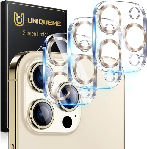 Miniatura 89 de UniqueMe para Paquete de 3 Protectores de Lente de Cámara para iPhone 15 Pro/iPhone 15 Pro Max, [Protección contra Caídas] [Compatible con Fundas]
