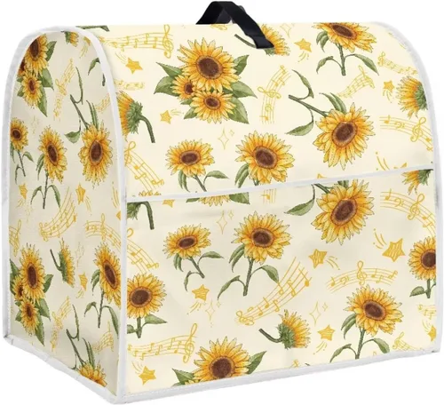 Miniatura 19 de Gomyblomy Fundas para licuadora de mariposas, fundas para máquina de café con asas y bolsillos de pañuelos, fundas ligeras para tostadoras
