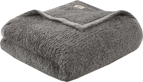 Miniatura 12 de Woolrich Burlington Manta Bereber súper suave, cobertura acogedora y ligera con ribete de terciopelo lujoso, colcha moderna y elegante para todas
