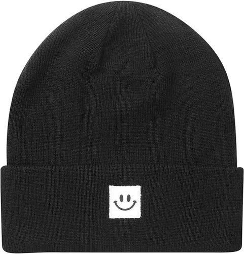 Miniatura 5 de MaxNova Gorro de punto con cara sonriente para hombres/mujeres