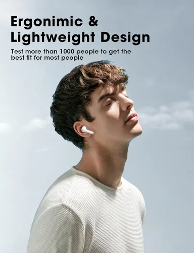 Miniatura 3 de Wireless Earbuds Bass Stereo Headphones Bluetooth 5.3 Ear Buds, 48H Playtime, LED Display in Ear Earphones with Mic, IPX7 Waterproof, Touch Control