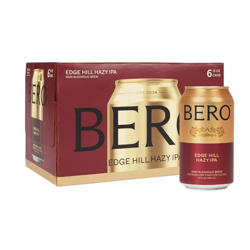 Miniatura 13 de BERO Double Tasty West Coast Style IPA + Edge Hill Hazy, (paquete de 2 x 6 unidades) sin alcohol Craft Ale, Hoppy Craft Brew, sabor cítrico y pino