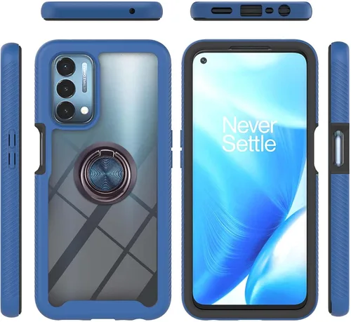 Miniatura 65 de Funda compatible con Xiaomi Poco M5s 4G, compatible con Redmi Note 10 4G / Note 10S 4G / Note 11 SE (India), funda para teléfono 3 en 1, color azul