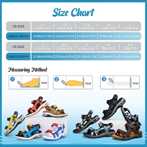 Miniatura 5 de visionreast Sandalias deportivas de moda para niños, con estampado de camuflaje, sandalias deportivas al aire libre, sandalias casuales para la playa