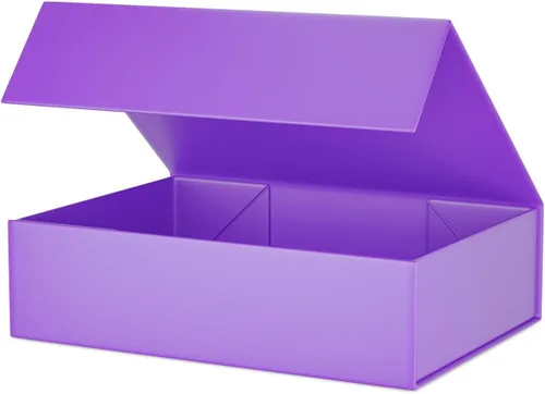 Miniatura 19 de ROSTELACK Cajas de regalo de 11.9" x 8.5" x 3.3" con tapa de cierre magnético caja para regalos, caja de regalo de dama de honor, bonita caja, cajas