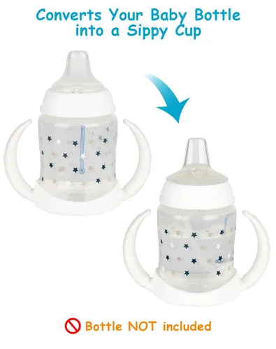 Miniatura 2 de Kit de conversión de boquilla suave para copa de aprendiz NUK, kit de transición para niños pequeños con boquilla de silicona para sorber, popote