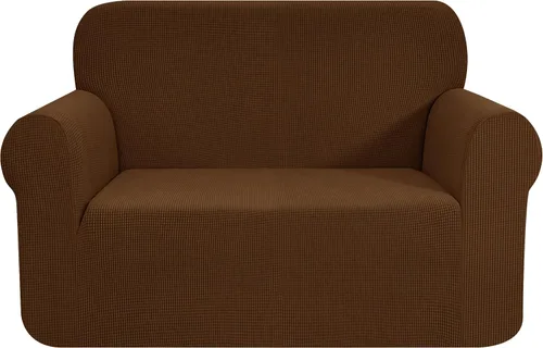 Miniatura 7 de CHUN YI - Funda elástica de 1 pieza para sillón grande, funda protectora suave de Jacquard con elastano, detalle de cuadros y parte inferior