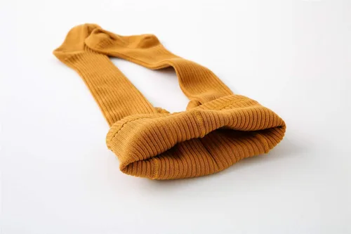 Miniatura 23 de CECORC Mallas de punto trenzado para niñas pequeñas, medias gruesas de algodón para bebés de 1 a 10 años