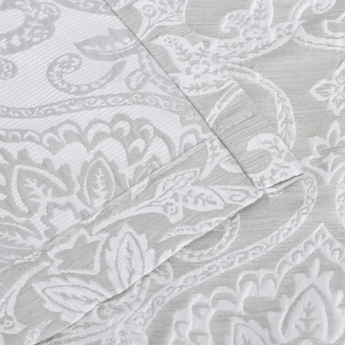 Miniatura 4 de Superior Lotus - Cortinas de jacquard con detalles florales de damasco, perfectas para habitación familiar o dormitorio, real, tradicional, formal