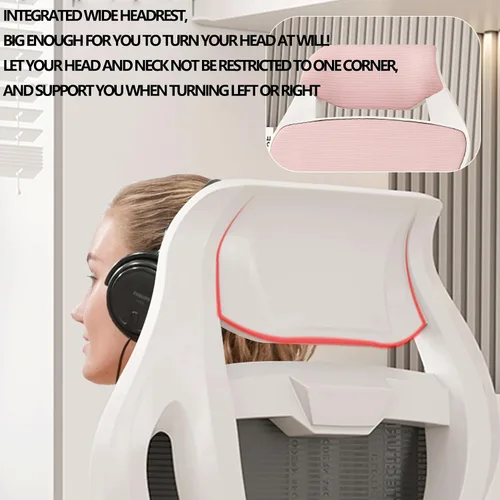 Miniatura 5 de Ergonomic Gaming Desk Chair with 150° Recline SShaped Back Support and Adjustable Lumbar Support Comfy Mesh Office Chair for Study Work and Gaming