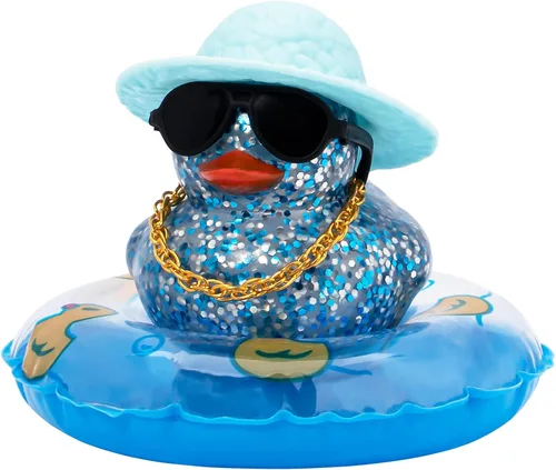 Miniatura 38 de wonuu Accesorios para automóvil, patos de goma, decoraciones de tablero de patos de goma, accesorios rosados, decoración de coche, patos
