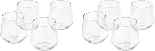 Miniatura 5 de Amazon Basics Tritan - Vaso de vino de plástico sin BPA, 14 onzas, transparente, juego de 4