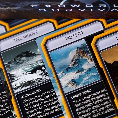 Miniatura 7 de Exoworld Survival Cooperative Colony-Building Strategy Board Game on Alien Planets 1–4 Players, Age 14+ Replayable Sci-Fi Survival Adventure