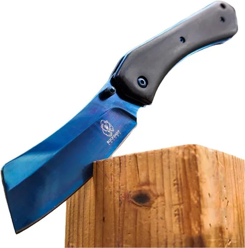 KCCEDGE BEST CUTLERY SOURCE EDC - Cuchillo de bolsillo para camping, accesorios de navaja de afeitar de borde afilado, cuchillo plegable para equipo