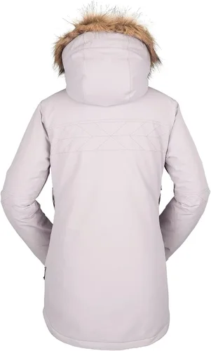 Miniatura 2 de Volcom Fawn - Chaqueta con capucha para mujer con aislamiento para snowboard y esquí, Violeta (Violet Ice)