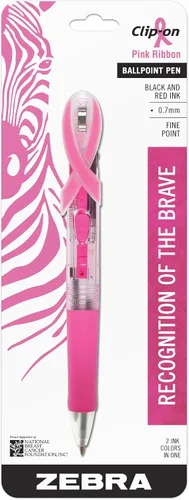 Miniatura 3 de Zebra Pen, Z-Grip MAX BCA - Bolígrafos retráctiles, tinta negra, punta media de 0.039 in, barril ancho con agarre cómodo, barril negro con cinta