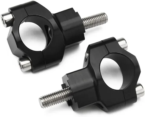 Miniatura 2 de JFG RACING Elevador de Manillar de Dirt Bike, Soportes Abrazaderas de Manillar de Motocicleta CNC para 125-530 SX SXF EXC EXCF XCW XCFW Negro