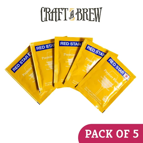 Miniatura 3 de Craft A Brew - Levadura de vino Red Star Premier Blanc - Levadura de vino seco de alto rendimiento - Para vinos tintos y blancos - Ingredientes