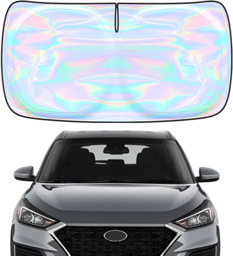 Miniatura 61 de Parasol para parabrisas Rivian R1S R1T 2022-2026 – Parasol compatible con Rivian R1S R1T plegable para ventana delantera, protector de visera solar