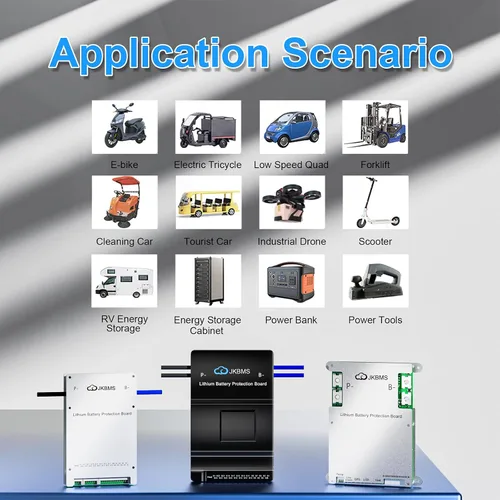 Miniatura 6 de JK BMS Smart BMS 3S-8S 100A 1A Balanceador activo JK-B1A8S10P-HCRPB JK BMS para LiFePO4 Li-ion LTO baterías con Bluetooth RS485 CAN función