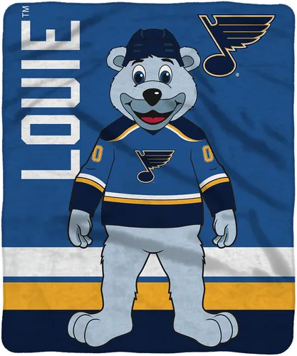 Miniatura 25 de Sleep Squad Anaheim Ducks Wild Wing Mascot - Manta de felpa Raschel de 60 x 80 pulgadas, una manta de mascota de la NHL