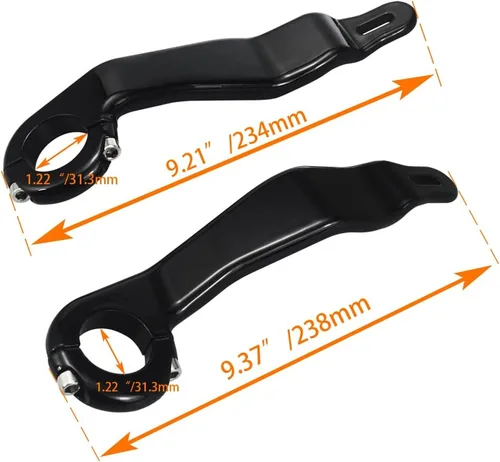 Miniatura 7 de Kit de soporte de carenado para Harley Road Glide FLTRX FLTRK FLTRXS FLTRU FLTRUSE 2015-2024, negro
