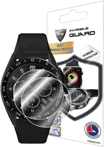 IPG TAG HEUER Calibre E4 (1.772 in) Smartwatch Protector de pantalla de hidrogel (2 unidades) Película transparente HD invisible Protector