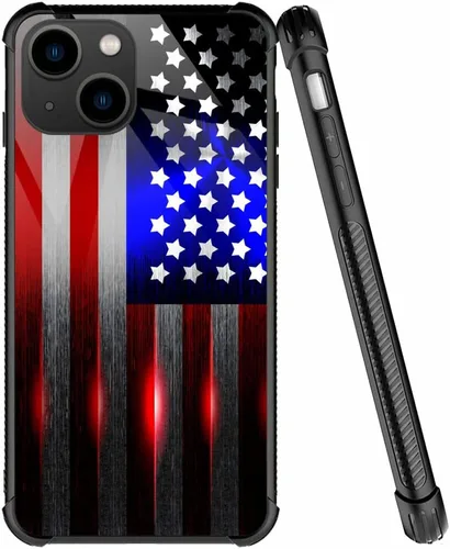 Miniatura 23 de ZHEGAILIAN Funda compatible con iPhone 7/8 Plus, funda de vidrio orgánico para niñas, mujeres y hombres, diseño de cuatro esquinas, antiarañazos, a
