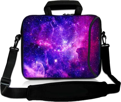 Miniatura 14 de RICHEN - Bolso cruzado con asa para laptops, iPads, libros electrónicos y tabletas infantiles, con bolsillo Flores