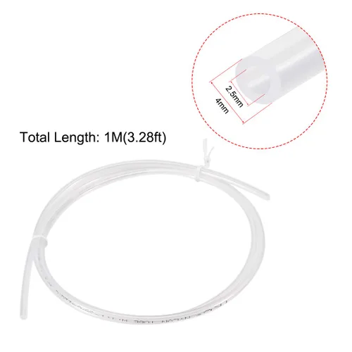 Miniatura 3 de uxcell Tubo neumático, 0.157 in (0.16 pulgadas) de diámetro exterior x 0.079 in (0.08 pulgadas) ID x 3.3 ft (3.28 pies) tubo de freno de aire