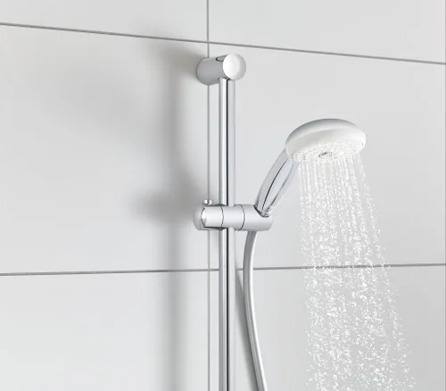 Miniatura 4 de Grohe 28436002 Tempesta Classic 2.5 GPM 24" Juego de rieles de ducha con 4 pulverizadores, color cromado Starlight