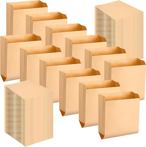 Bolsa de papel kraft encerada para higiene femenina, para baño de negocios, dispensadores personales de 7.5 x 10 pulgadas, bolsas de papel para