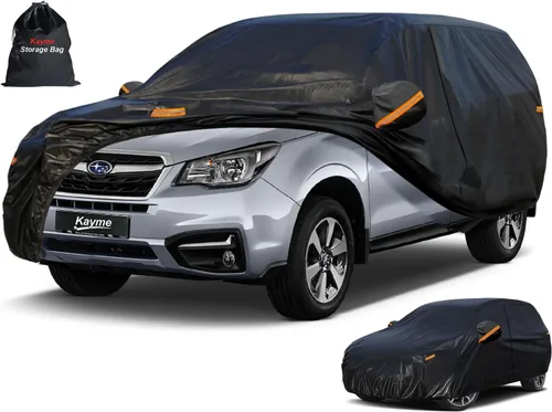 Miniatura 34 de Kayme - Cubierta completa impermeable de 7 capas para Honda Civic Sedán/Coupé (1991-2024), apta para todo clima, protección p/exteriores contra