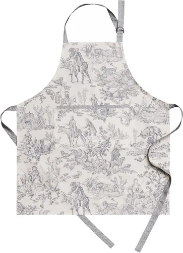 Miniatura 108 de Maison d' Hermine Delantal 100% de algodón para mujeres con bolsillo de cocina delantal de chef para hombres para cocinar primavera verano 001